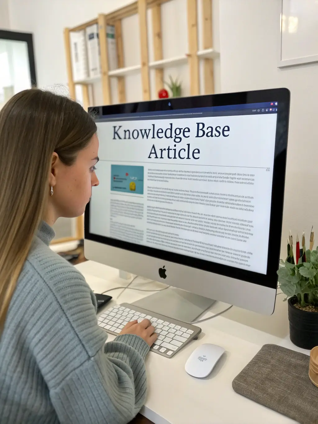 A screenshot of a knowledge base article, highlighting edoove's comprehensive documentation and resources.