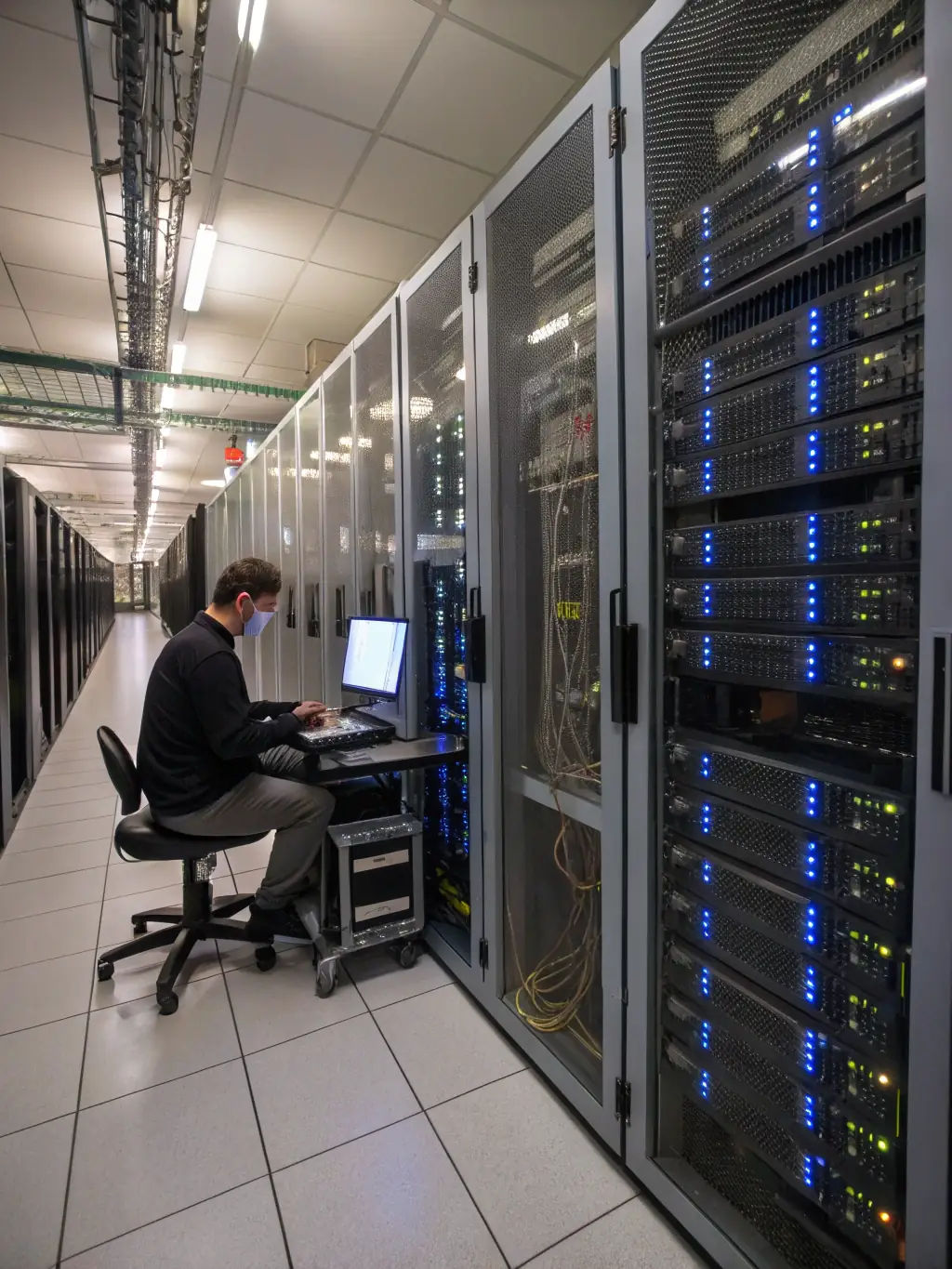An image representing a secure server environment with multiple layers of protection, emphasizing the robust security measures implemented by edoove.
